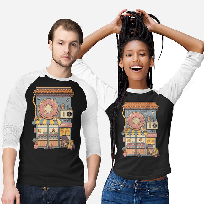 Donut House-Unisex-Baseball-Tee-vp021