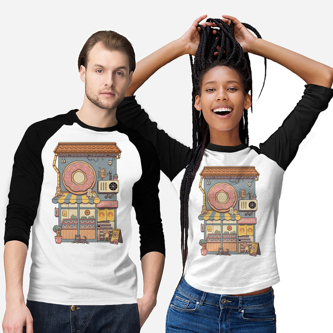 Donut House-Unisex-Baseball-Tee-vp021