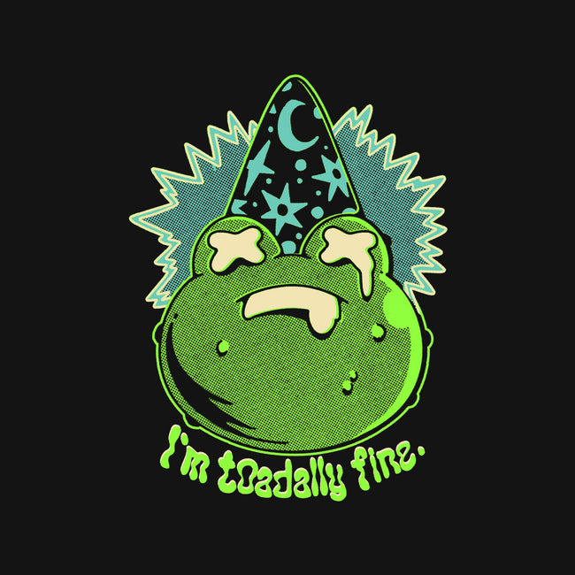 I'm Toadally Fine-None-Removable Cover w Insert-Throw Pillow-ilustrata