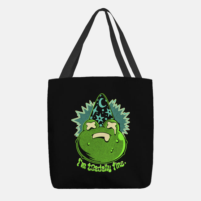 I'm Toadally Fine-None-Basic Tote-Bag-ilustrata