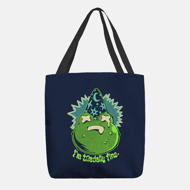 I'm Toadally Fine-None-Basic Tote-Bag-ilustrata