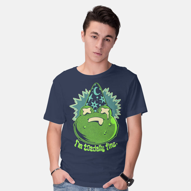 I'm Toadally Fine-Mens-Basic-Tee-ilustrata