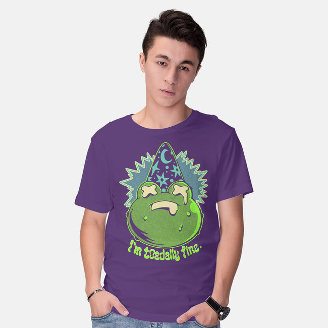 I'm Toadally Fine-Mens-Basic-Tee-ilustrata