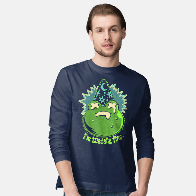 I'm Toadally Fine-Mens-Long Sleeved-Tee-ilustrata