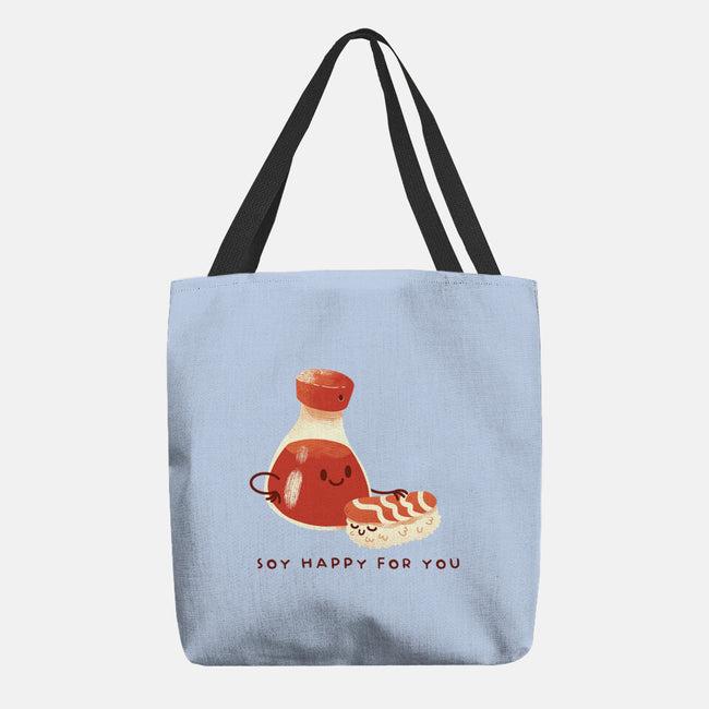 Soy Happy For You-None-Basic Tote-Bag-FunkVampire