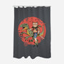 Raptor Catana Meowster-None-Polyester-Shower Curtain-vp021