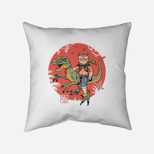 Raptor Catana Meowster-None-Removable Cover w Insert-Throw Pillow-vp021