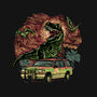 Dino Expedition-Womens-Fitted-Tee-glitchygorilla