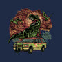 Dino Expedition-Womens-Fitted-Tee-glitchygorilla