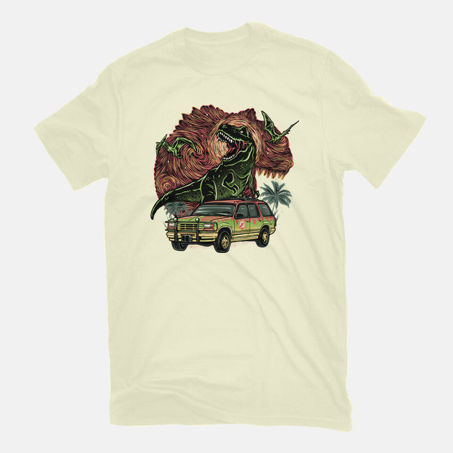 Dino Expedition-Mens-Basic-Tee-glitchygorilla