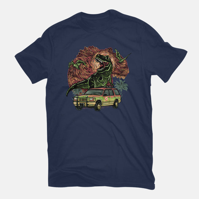 Dino Expedition-Mens-Heavyweight-Tee-glitchygorilla