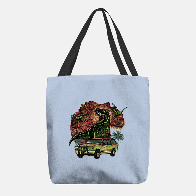 Dino Expedition-None-Basic Tote-Bag-glitchygorilla