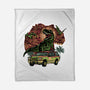 Dino Expedition-None-Fleece-Blanket-glitchygorilla