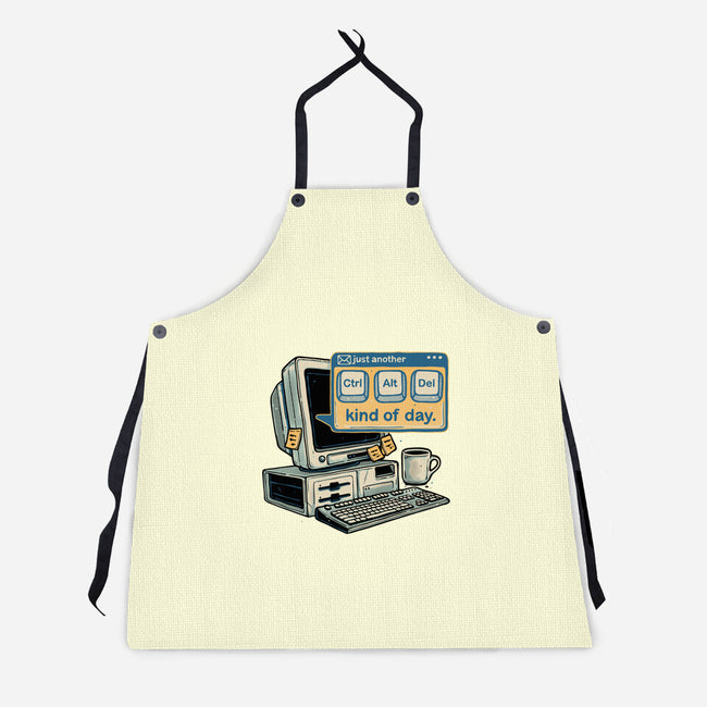 Just Another Day-Unisex-Kitchen-Apron-glitchygorilla