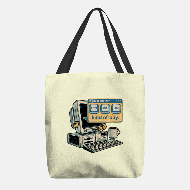 Just Another Day-None-Basic Tote-Bag-glitchygorilla