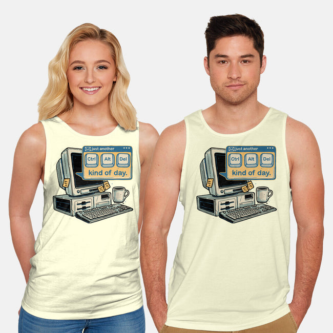 Just Another Day-Unisex-Basic-Tank-glitchygorilla