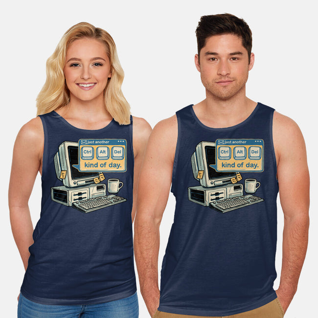 Just Another Day-Unisex-Basic-Tank-glitchygorilla