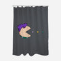 Pill-Man-None-Polyester-Shower Curtain-Raffiti