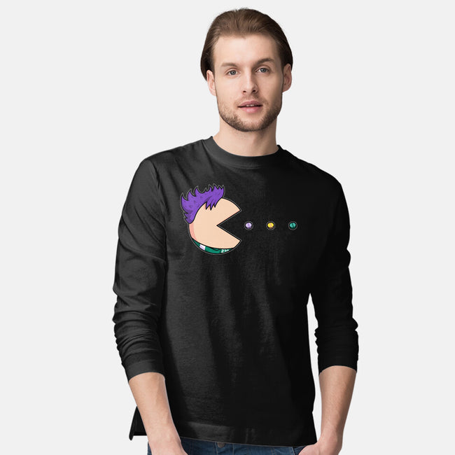 Pill-Man-Mens-Long Sleeved-Tee-Raffiti