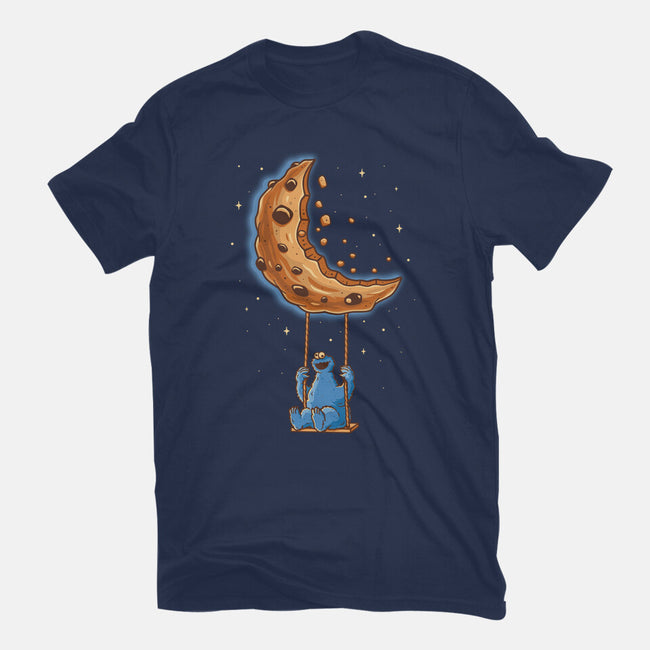 Cookie Moonster-Womens-Fitted-Tee-retrodivision