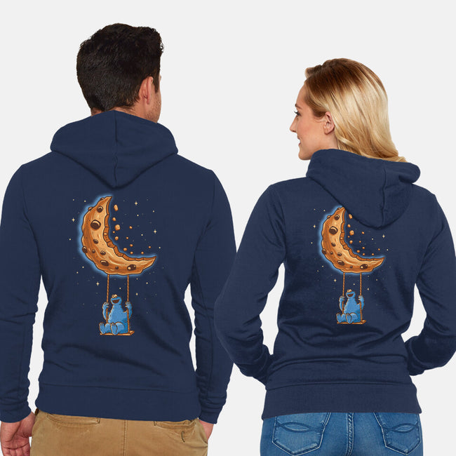 Cookie Moonster-Unisex-Zip-Up-Sweatshirt-retrodivision