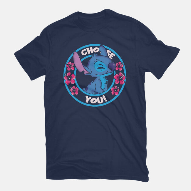 I Choose You Stitch-Womens-Basic-Tee-turborat14