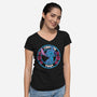 I Choose You Stitch-Womens-V-Neck-Tee-turborat14