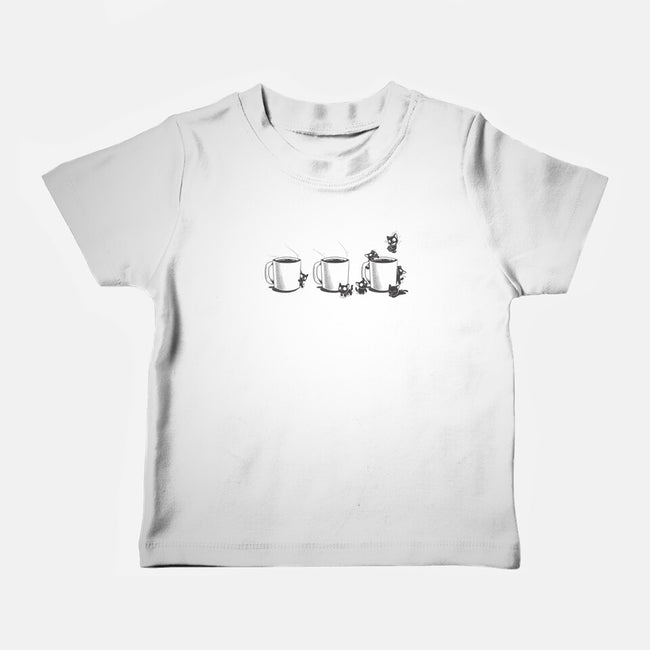 Coffee Cat Too-Baby-Basic-Tee-yumie