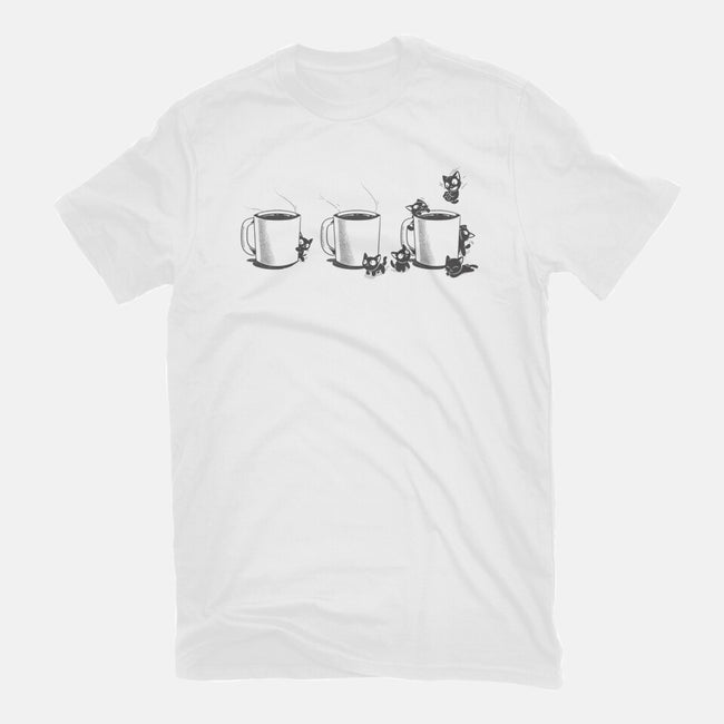 Coffee Cat Too-Mens-Basic-Tee-yumie