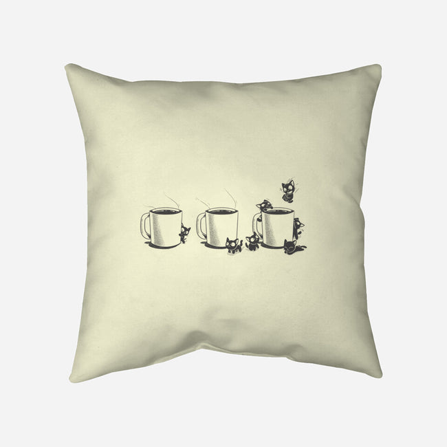 Coffee Cat Too-None-Removable Cover w Insert-Throw Pillow-yumie