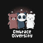 Embrace Diversity-Womens-Fitted-Tee-yumie