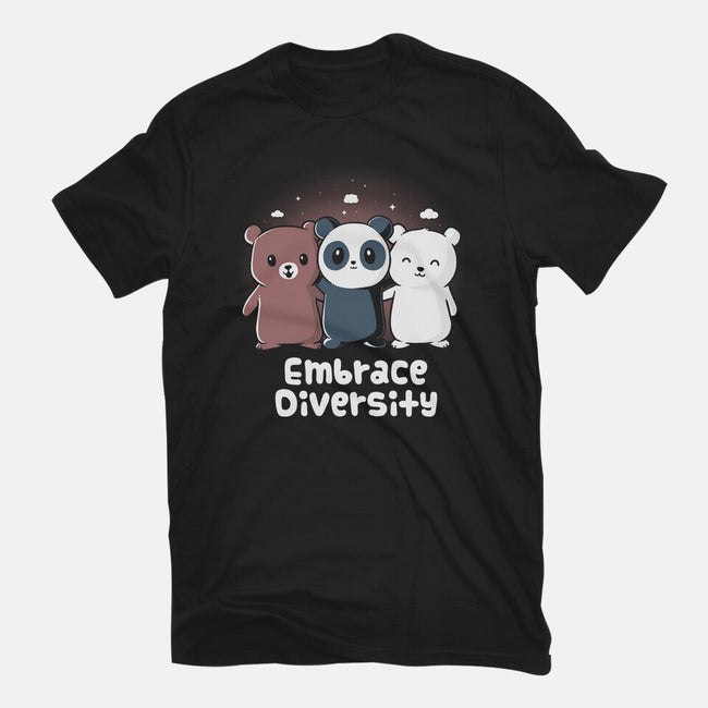 Embrace Diversity-Womens-Fitted-Tee-yumie