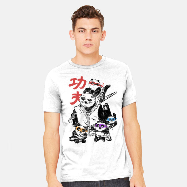 Kung Fu Panda Three-Mens-Heavyweight-Tee-yumie