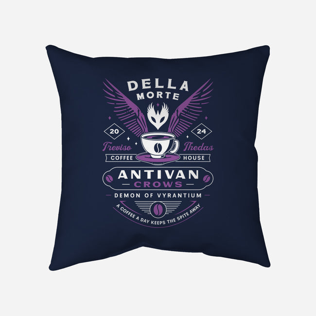 Antivan Crows Coffee Crest-None-Removable Cover w Insert-Throw Pillow-LAGELANTEE