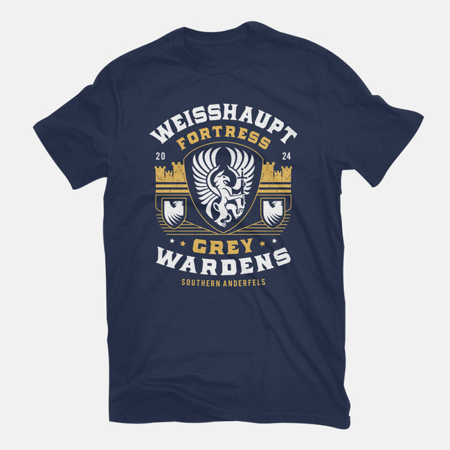 Grey Wardens Fortress Crest-Mens-Heavyweight-Tee-LAGELANTEE