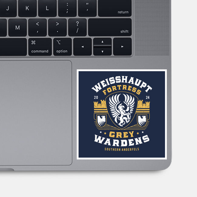 Grey Wardens Fortress Crest-None-Glossy-Sticker-LAGELANTEE