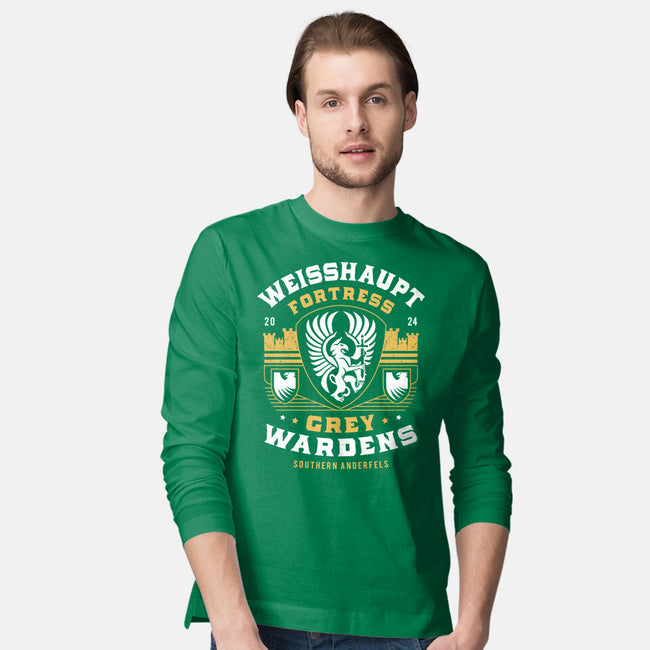 Grey Wardens Fortress Crest-Mens-Long Sleeved-Tee-LAGELANTEE