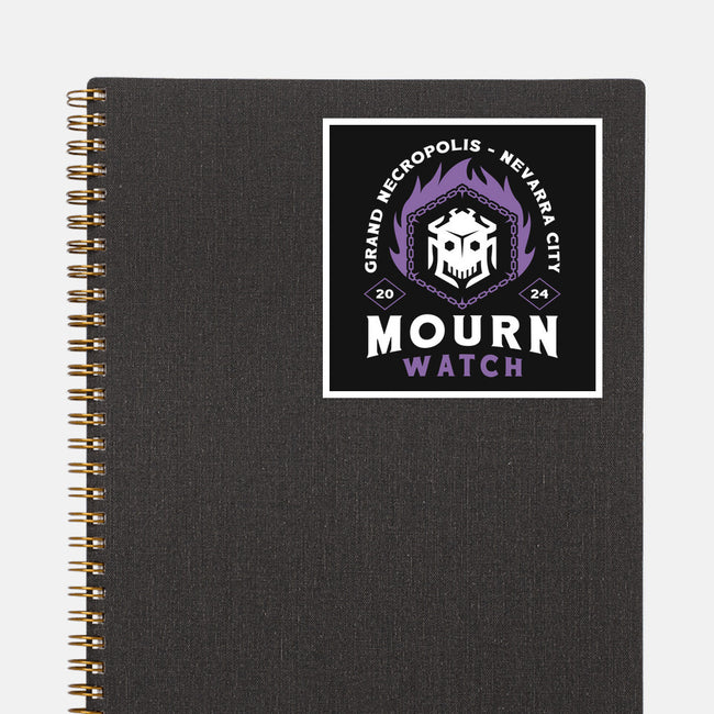 Mourn Watch Emblem-None-Glossy-Sticker-LAGELANTEE