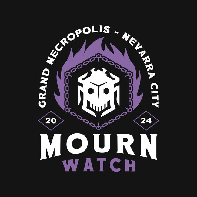 Mourn Watch Emblem-Womens-Fitted-Tee-LAGELANTEE