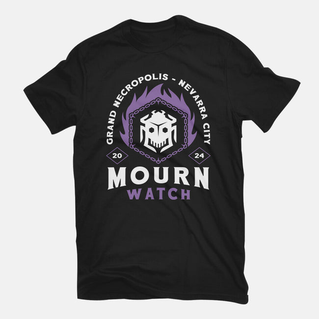 Mourn Watch Emblem-Mens-Basic-Tee-LAGELANTEE