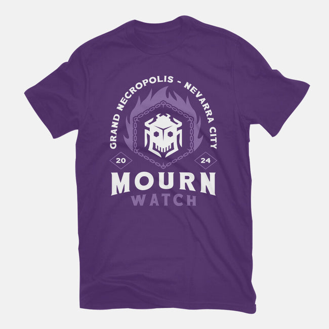 Mourn Watch Emblem-Womens-Fitted-Tee-LAGELANTEE