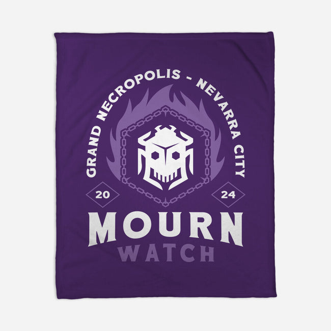 Mourn Watch Emblem-None-Fleece-Blanket-LAGELANTEE