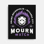 Mourn Watch Emblem-None-Stretched-Canvas-LAGELANTEE