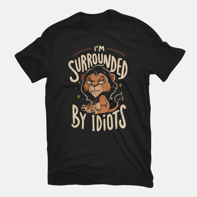 I Am Surrounded By Idiots-Womens-Fitted-Tee-Arigatees