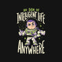 No Sign Of Intelligent Life-Mens-Heavyweight-Tee-Arigatees