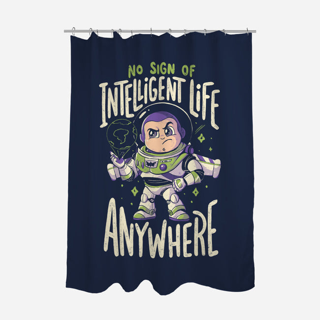 No Sign Of Intelligent Life-None-Polyester-Shower Curtain-Arigatees