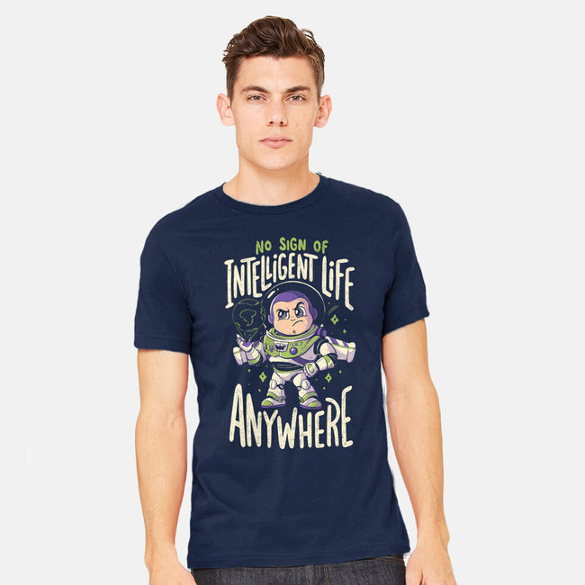 No Sign Of Intelligent Life-Mens-Heavyweight-Tee-Arigatees