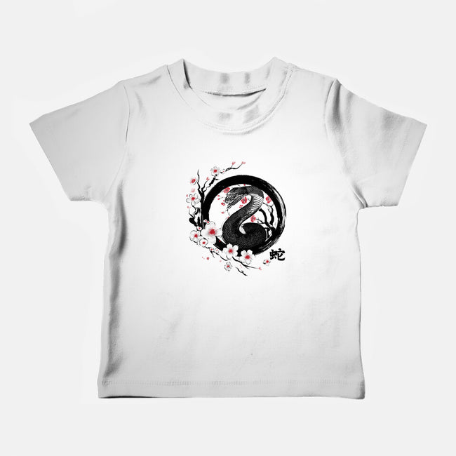 Year Of The Wood Snake-Baby-Basic-Tee-DrMonekers