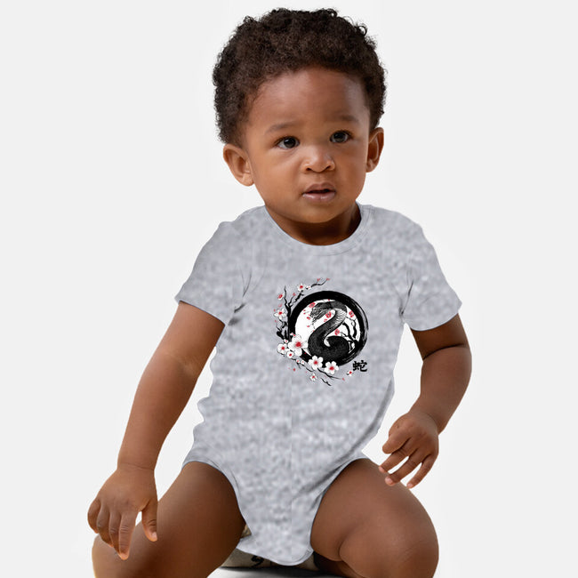 Year Of The Wood Snake-Baby-Basic-Onesie-DrMonekers