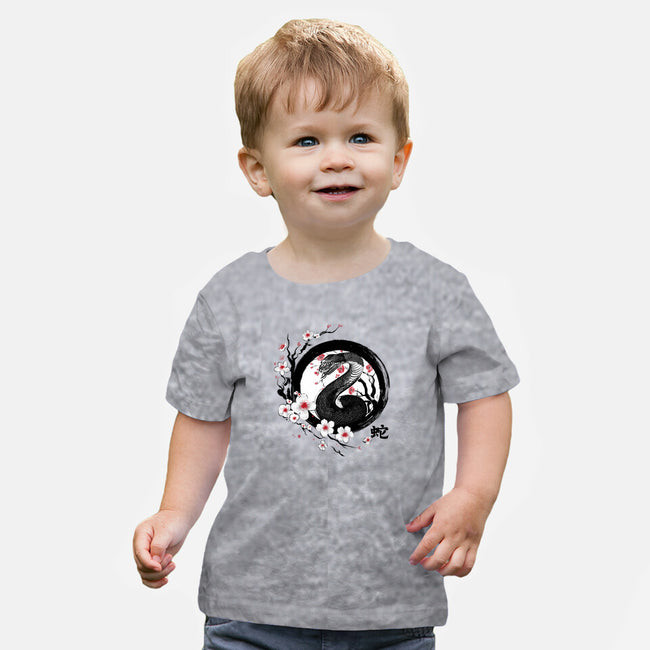 Year Of The Wood Snake-Baby-Basic-Tee-DrMonekers